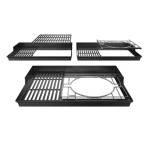 Griglia barbecue Weber 7688 Kit Telaio Supporto Crafted Cromo lucido C