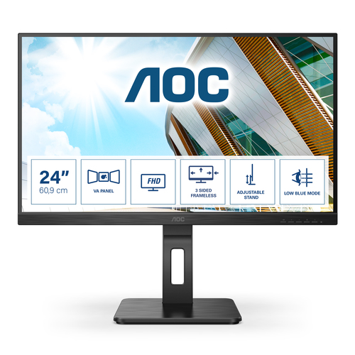 Monitor Aoc 24P2QM Pivot Black Black