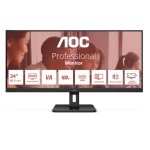 Aoc - Monitor Aoc U34E2M Wqhd Black Black