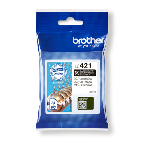 Cartuccia stampante Brother LC421BK Standard
