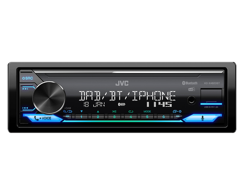 Autoradio Jvc KD X482DBT Works with Alexa Black Black