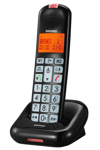 Cordless Brondi 10279020 BRAVO Moon Black Black