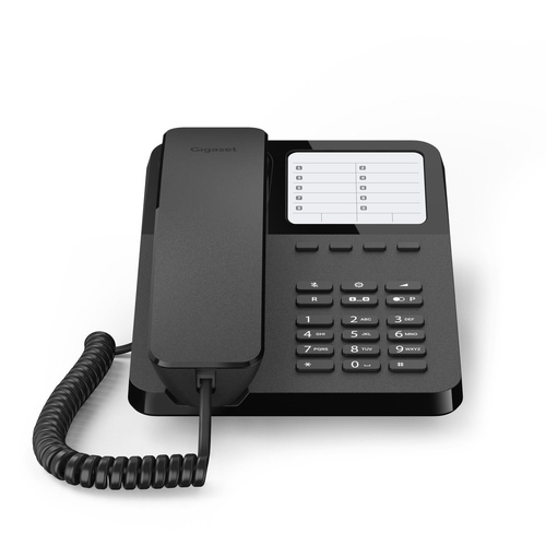 Telefono fisso Gigaset S30054 H6538 R101 DESK 400 Black