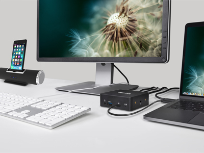 HUB Hamlet HDKC PD8000 Docking Station Black Black