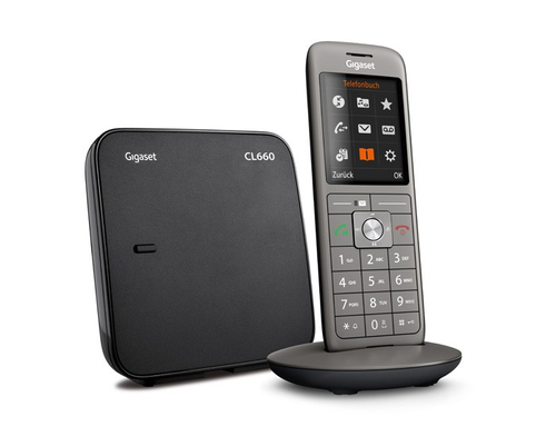 Cordless Gigaset S30852 H2804 K101 SERIE C Cl660 Gray e Black Gray e B