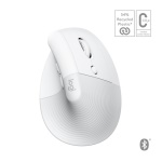 LOGITECH - Mouse Logitech 910 006477 ERGO Lift for Mac Wireless White White