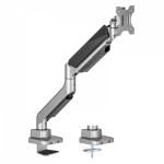 V7 - Supporto monitor scrivania V7 CD96891 molla a gas Black e Silver