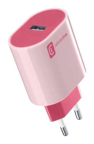 Cellular Line  Caricabatterie USB Cellular Line ACHUSBSMART12WP Rosso