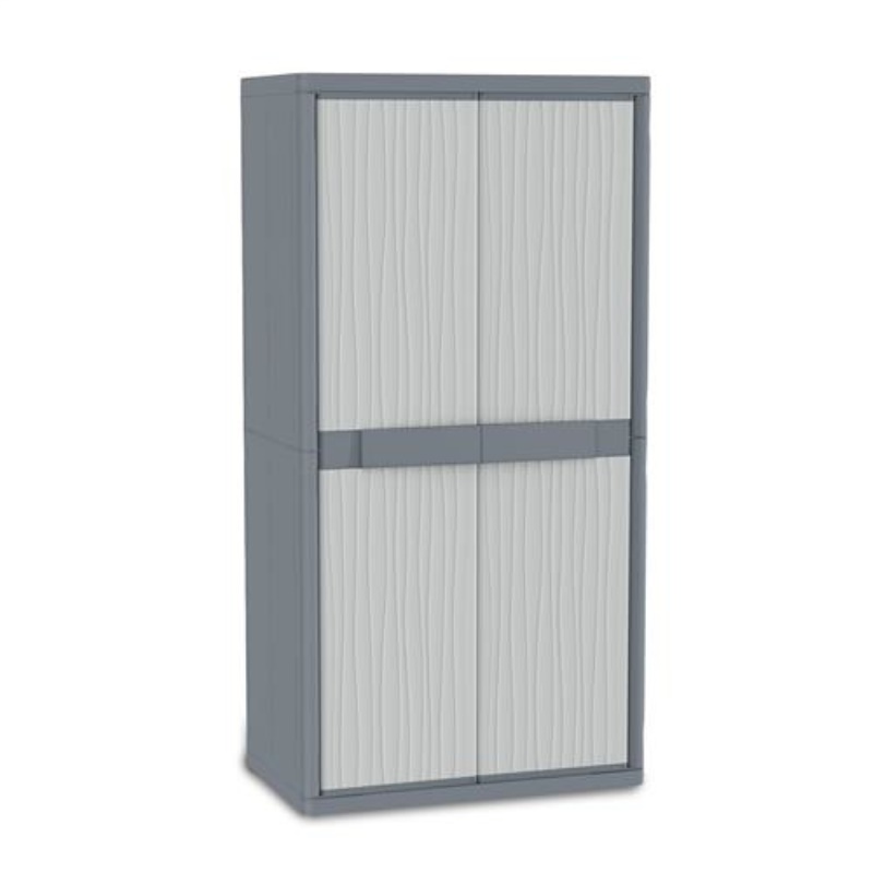 Armadio plastica Terry 1002564 WAVE Jumbo 3900 Grigio chiaro e scuro G