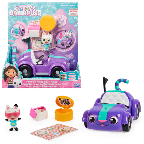 La Macchina di Carlita con Pandy Paws GABBY'S DOLLHOUSE 6062145