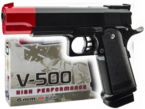 Villa Giocattoli V-500 16 colpi 6 mm Pistola giocattolo Villa Giocattoli 500 AIR SOFT V-500 16 colpi 6 mm