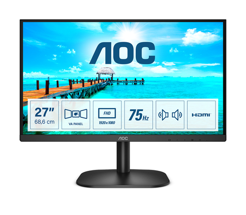 Monitor Aoc 27B2AM BASIC Nero Nero