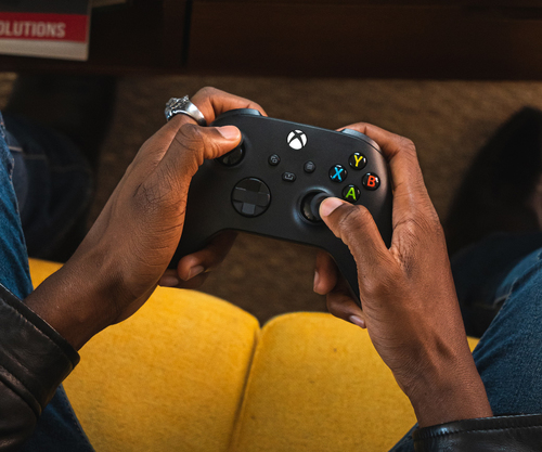 Gamepad Microsoft QAT 00009 XBOX Wireless Carbon black Carbon black