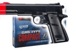 Villa Giocattoli Compact Gas 15 colpi 6 mm Pistola giocattolo Villa Giocattoli 2840 AIR SOFT Compact Gas 15 colpi