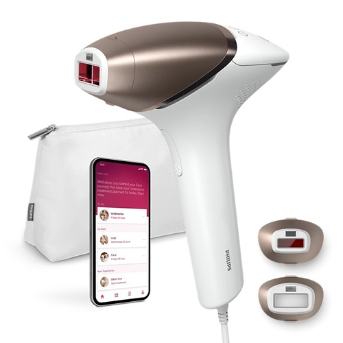Epilatore Philips BRI945 00 SERIE 8000 Lumea Ipl Prestige White e Pink