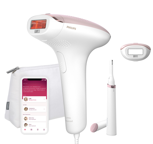 Epilatore Philips BRI920 00 SERIE 7000 Lumea Ipl Advanced White e Pink