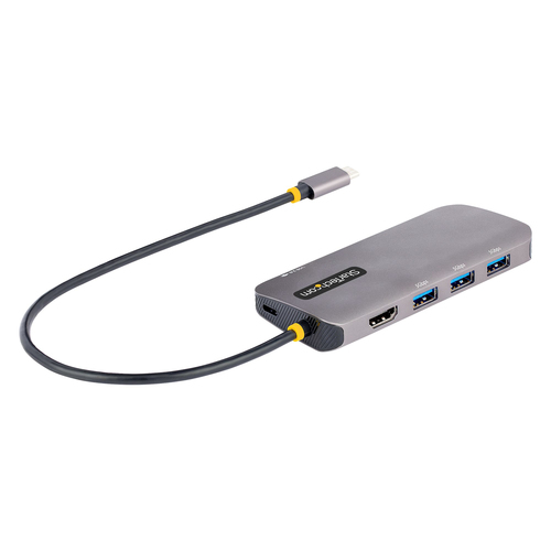HUB Startech.Com 127B USBC MULTIPORT Mini Dock da Viaggio Grigio Grigi