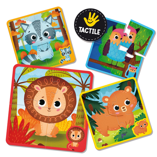 Puzzle Touch Prescolare Lisciani 92680 MONTESSORI BABY