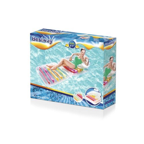 Bestway Poltrona Pieghevole Materassino gonfiabile Bestway 43023 Poltrona Pieghevole Multicolor