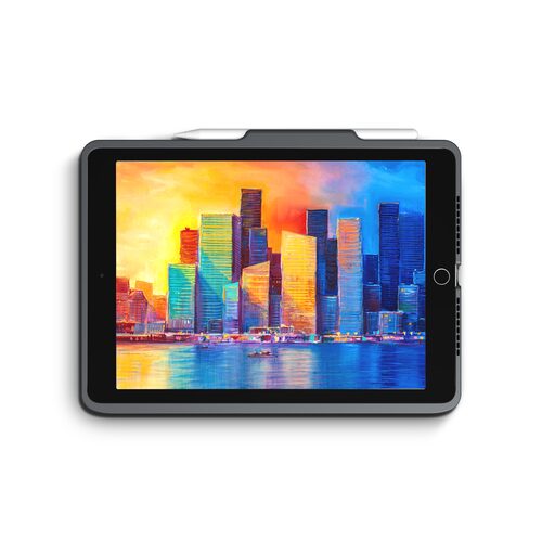Custodia con tastiera Zagg 103407143 PRO KEYS Ipad 7A e 8A Gen Black