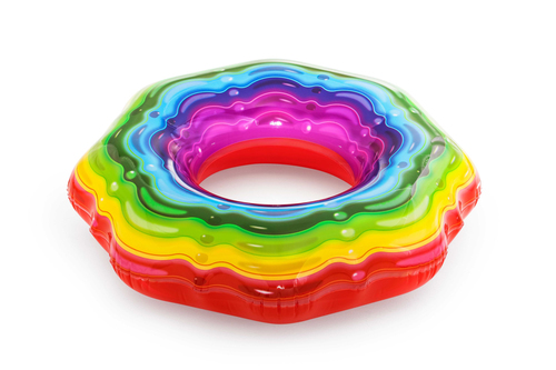 Bestway Rainbow Ribbon Salvagente Bestway 36163-4 Rainbow Ribbon Multicolor