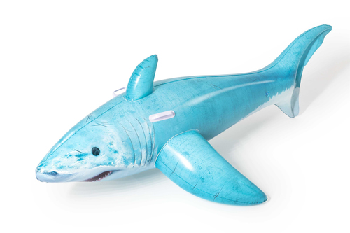 Bestway Cavalcabile Squalo 3D Gonfiabile mare Bestway 41405 Cavalcabile Squalo 3D