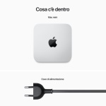 APPLE - Desktop Apple MMFK3T A MAC MINI Silver Silver