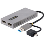 Startech.Com - Convertitore computer Startech.Com 107B USB HDMI Usb a C a Dual Hdmi G