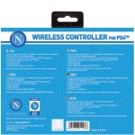 Qubick - Gamepad Qubick ACP40159 PLAYSTATION 4 Ssc Napoli Wireless Azzurro e Bi