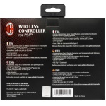 Qubick - Gamepad Qubick ACP40179 PLAYSTATION 4 Ac Milan Flames Wireless Rosso e