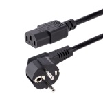 Startech.Com - Cavo alimentazione Startech.Com 713E 1M POWER CORD Power Cable C13 Bla