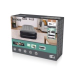 Bestway - Materasso gonfiabile Bestway 67401-5 singolo con pompa integrata Grigi