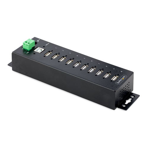 HUB Startech.Com USB210AIND USB A HUB 2.0 Industriale Black Black
