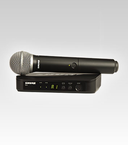 Kit microfono Shure Blx24E Pg58 M17 Black Black