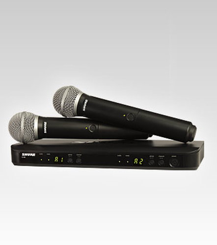 Kit microfoni Shure Blx288E Pg58 M17 Black Black