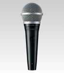 Shure - Microfono a filo Shure Pga48 Qtr Black e Silver Black e Silver