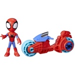 Hasbro - Personaggio Hasbro F6775LOO SPIDEY Con Moto Assortito