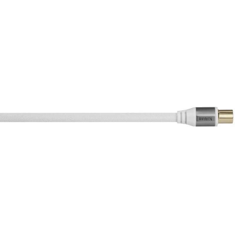 Avinity 00127198 cavo coassiale 2 m Bianco
