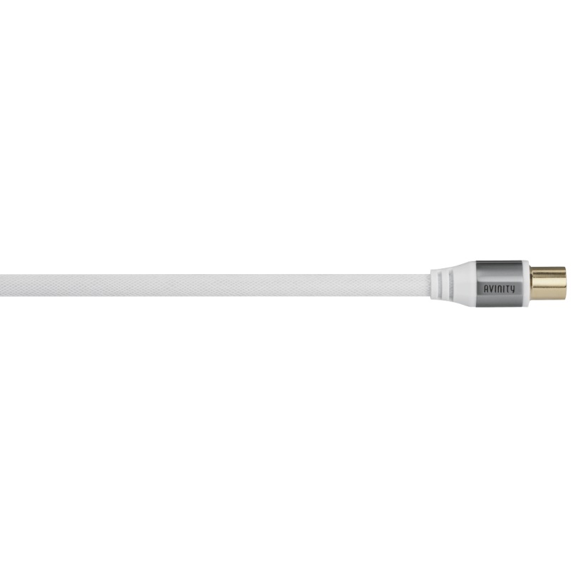 Avinity 00127200 cavo coassiale 5 m Bianco