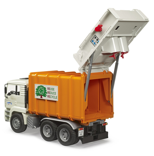 BRUDER MAN TGA MÃ¼ll LKW Hecklader