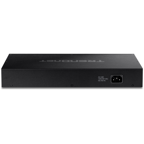 Trendnet TPE-TG182 switch di rete Gigabit Ethernet (10/100/1000) Supporto Power over Ethernet (PoE) 1U Nero