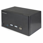 Startech.Com - Kvm switch Startech.Com SV231TDPU34K Triple Monitor DisplayPort Black