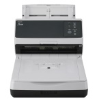FUJITSU - Ricoh fi-8250, 216 x 355,6 mm, 600 x 600 DPI, 50 ppm, Scala di grigio, Monocromatico, ADF + scanner ad alimentazione manuale, Nero, Grigio
