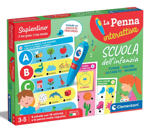 Gioco educativo Clementoni 16748 SAPIENTINO Forme, Colori, Alfabeto e 