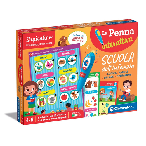 Gioco educativo Clementoni 16749 SAPIENTINO Parole, Logica e Prime Ope