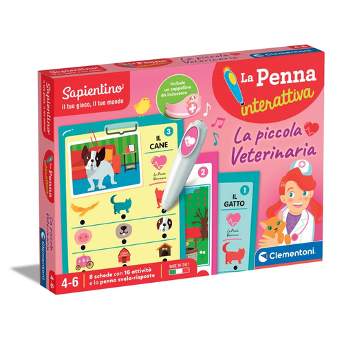 Gioco educativo Clementoni 16764 SAPIENTINO La Piccola Veterinaria