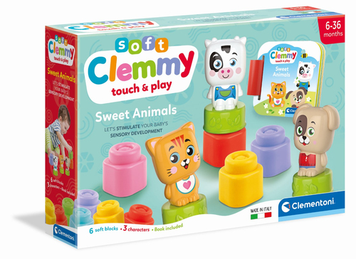 Sweet Animals Book Playset Clementoni 17849 CLEMMY