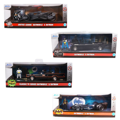 Automodello Jada 253213006 DC COMICS BATMAN Batmobile con Personaggio 