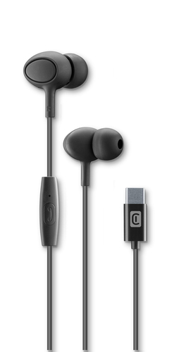 Auricolari microfono filo Cellular Line AUINEARTYPECK CLOUD Nero