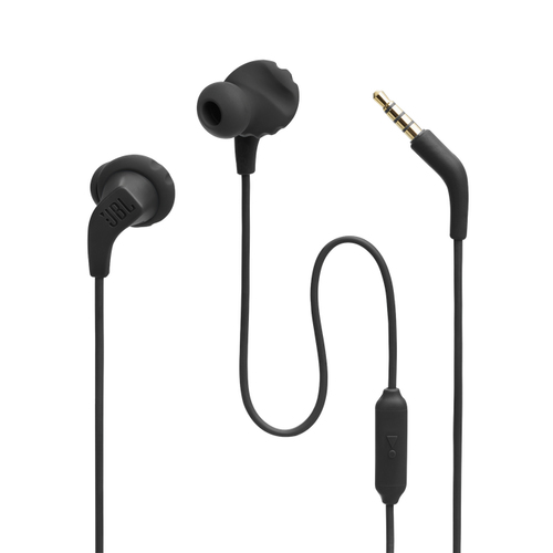JBL Endurance Run 2 Wired Cuffie Cablato In-ear Chiamate/Musica/Sport/Tutti i giorni Nero